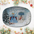 Kate McEnroe New York Wallace and Davis Present White Christmas Platter, Featuring The Haynes Sisters, Retro 1954 Movie Serveware, Mid Century Modern DecorServing Platters9727