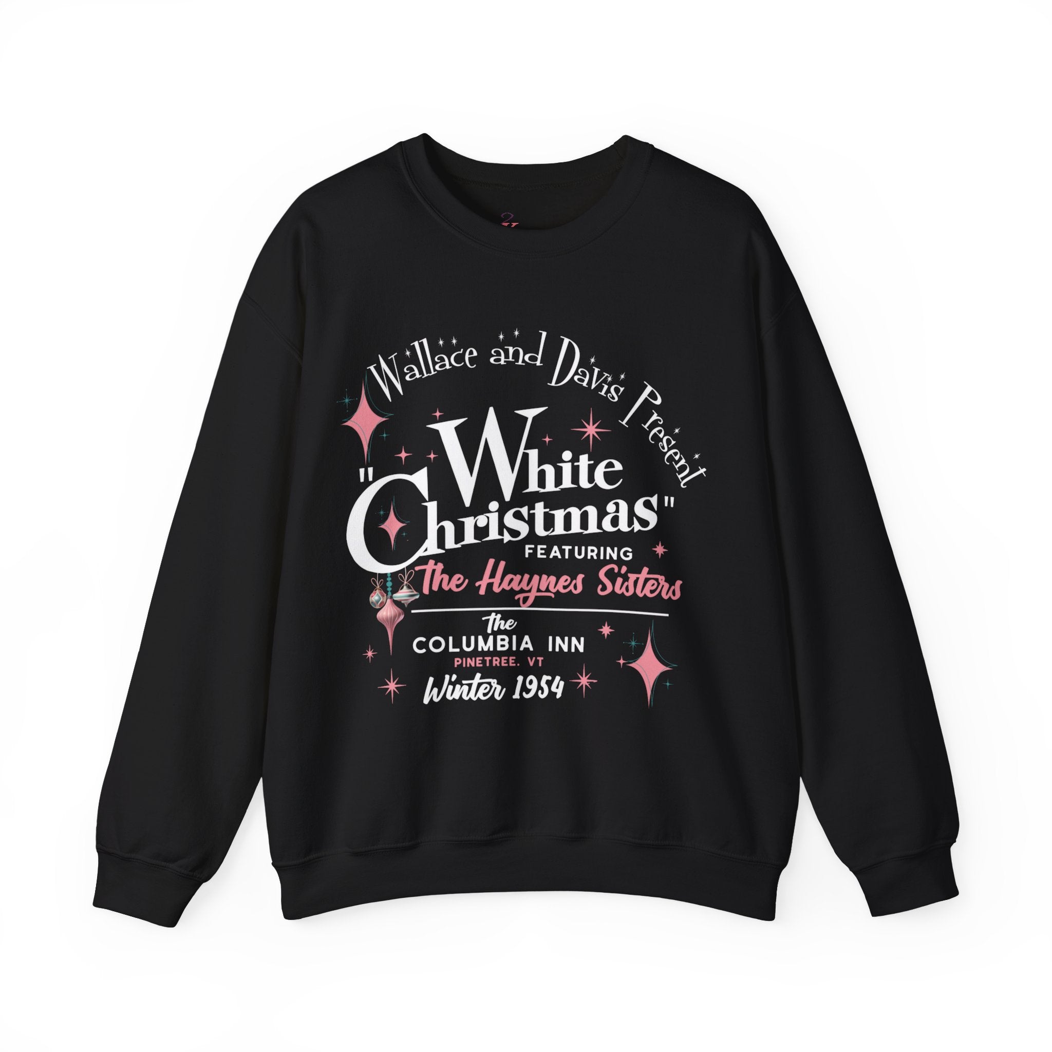 Kate McEnroe New York Wallace and Davis White Christmas 1954 Movie Sweatshirt, Retro Mid Century Modern Holiday Apparel, Vintage 50s Kitsch Christmas SweaterSweatshirt11643039892835038832