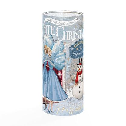 Kate McEnroe New York Wallace and Davis White Christmas Slim Lampshade, Haynes Sisters Sisters, 50s Christmas Movie Holiday Floor Lamp AccessoryLamp ShadesJHts86tWSd