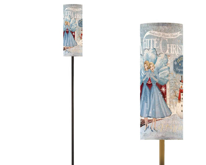 Kate McEnroe New York Wallace and Davis White Christmas Slim Lampshade, Haynes Sisters Sisters, 50s Christmas Movie Holiday Floor Lamp AccessoryLamp ShadesJHts86tWSd