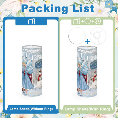 Kate McEnroe New York Wallace and Davis White Christmas Slim Lampshade, Haynes Sisters Sisters, 50s Christmas Movie Holiday Floor Lamp AccessoryLamp ShadesJHts86tWSd