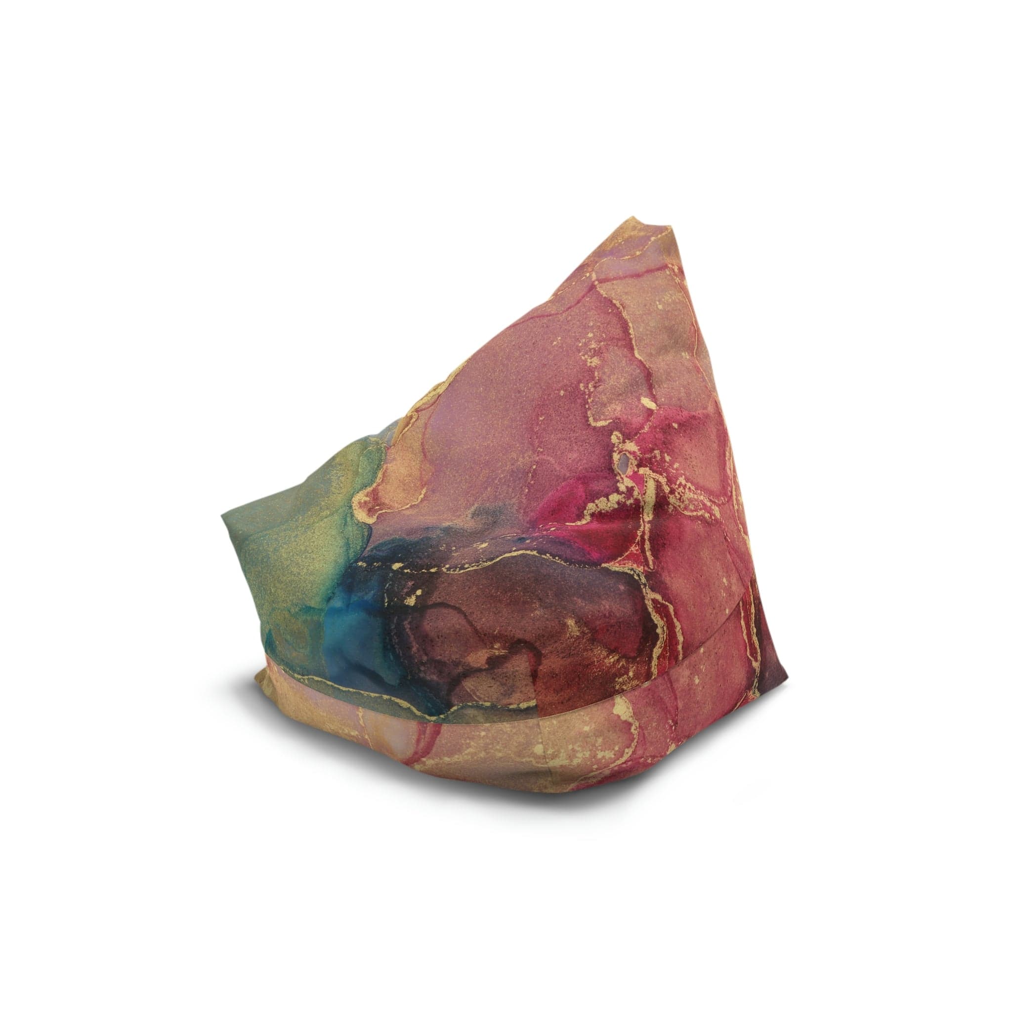 Kate McEnroe New York Watercolor Marble Abstract Art Print Bean Bag Chair CoverBean Bag Chair Covers43967271563925373158