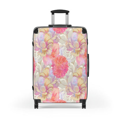 Kate McEnroe New York Watercolor Pastel Flowers Luggage Set Suitcases Large / Black 28479423032482560270