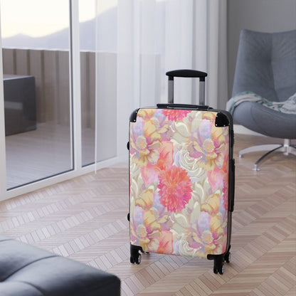 Kate McEnroe New York Watercolor Pastel Flowers Luggage SetSuitcases11349751979783589127