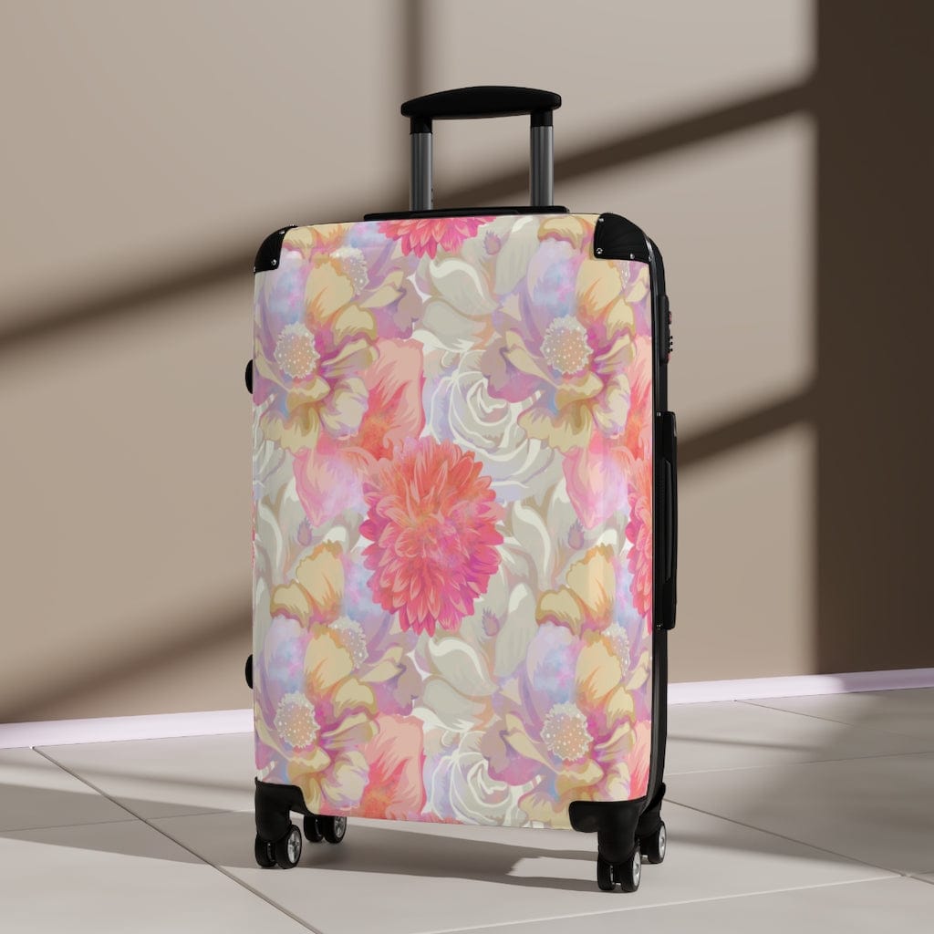 Kate McEnroe New York Watercolor Pastel Flowers Luggage SetSuitcases11349751979783589127