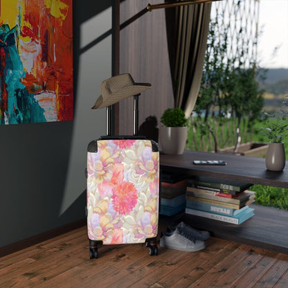 Kate McEnroe New York Watercolor Pastel Flowers Luggage SetSuitcases22644234801664985958