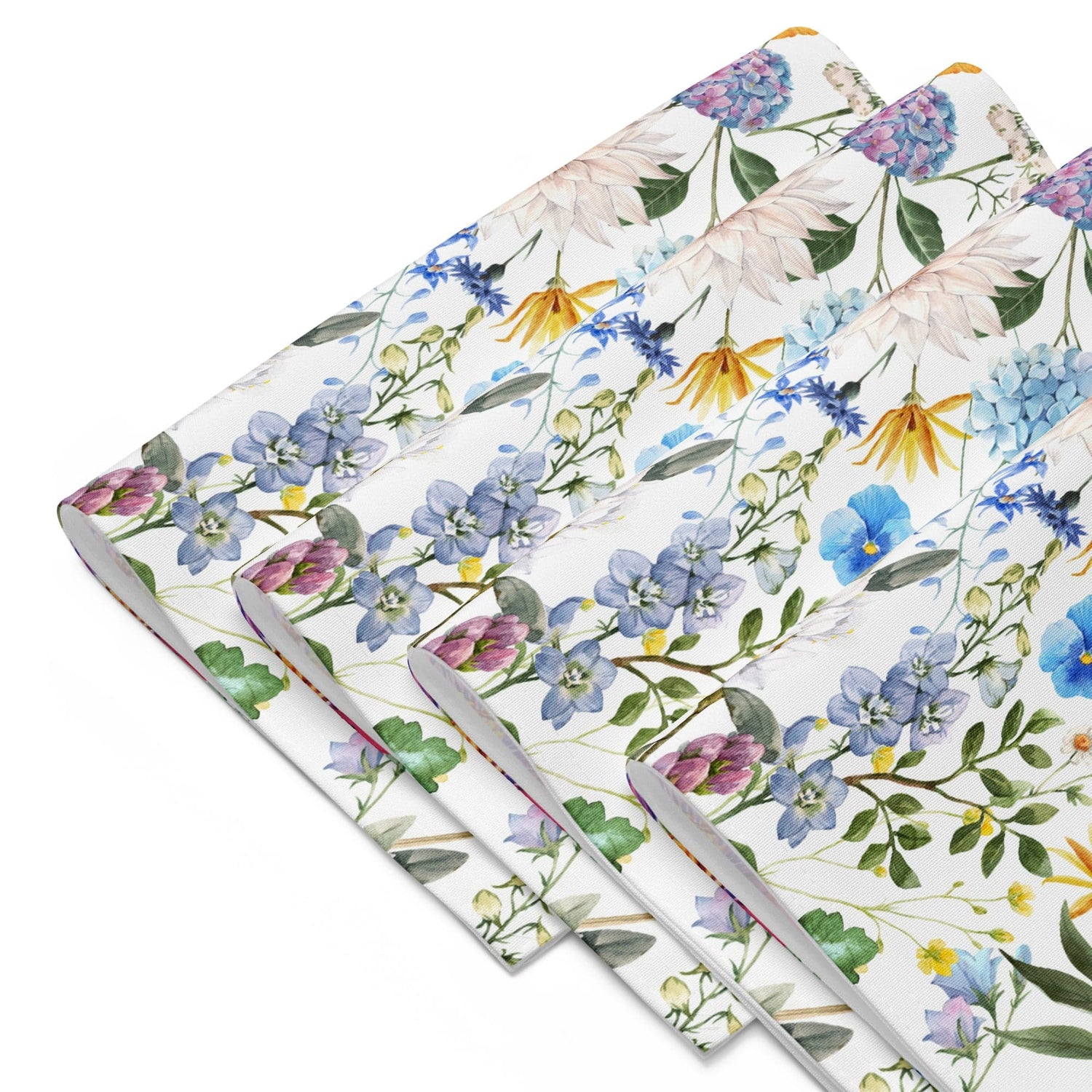 Kate McEnroe New York Watercolor Spring Floral Bloom 4-Piece Placemat Set Placemats 3703010_17484