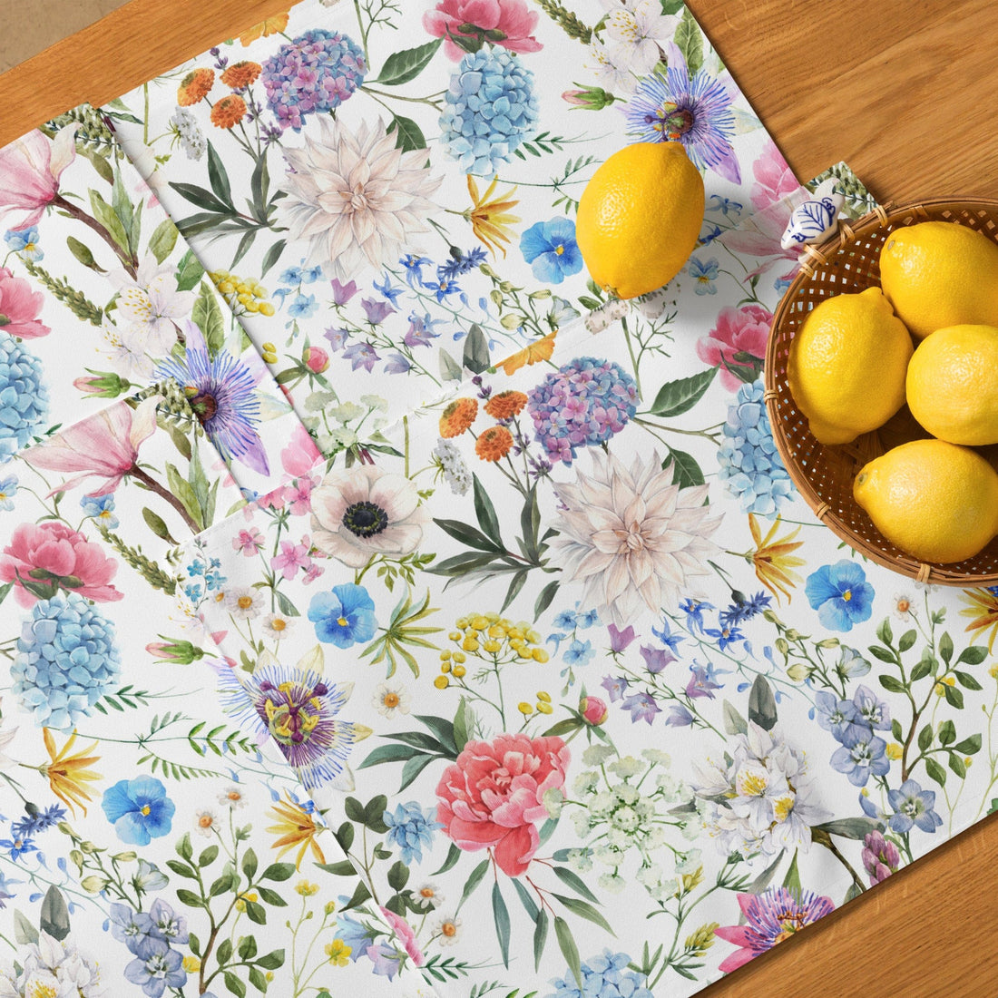 Kate McEnroe New York Watercolor Spring Floral Bloom 4 - Piece Placemat SetPlacemats3703010_17484