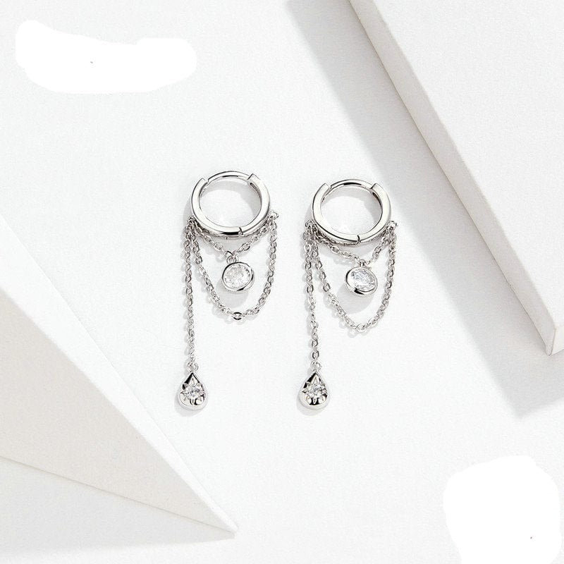 Kate McEnroe New York Waterdrop Sterling Silver Earrings Earrings &lt;none&gt;
