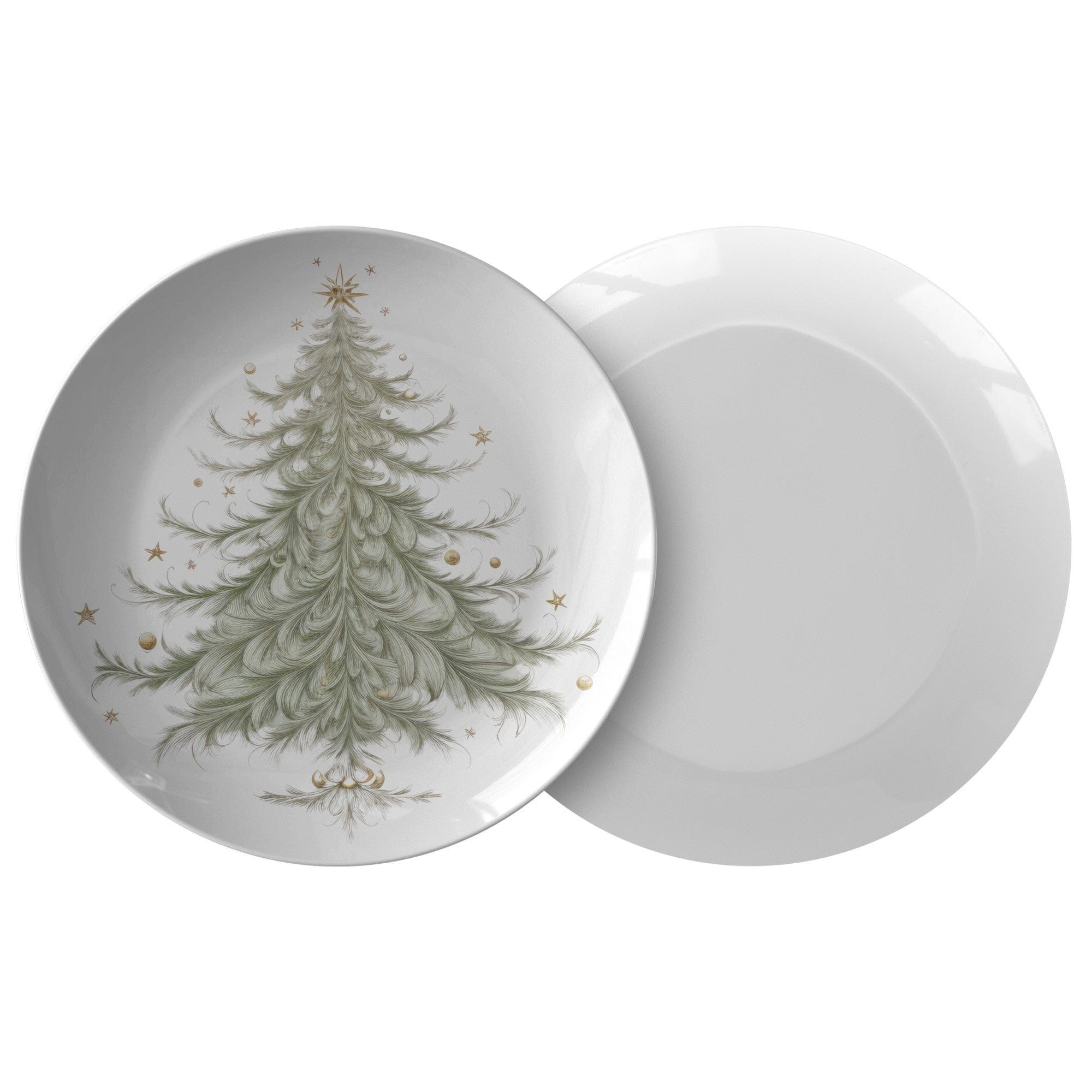 Christmas tree plates best sale