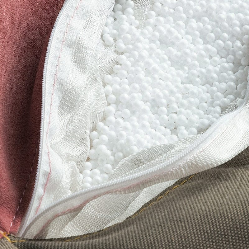 Kate McEnroe New York White Foam Balls Bean Bag Chair Cover Filling Bean Bag Chair Filling