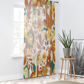 Kate McEnroe New York Window Curtains in 70s Groovy Hippie Retro Floral PrintWindow CurtainsCurtainSheer - 50x84 - SinglePanel - 20220801014903449