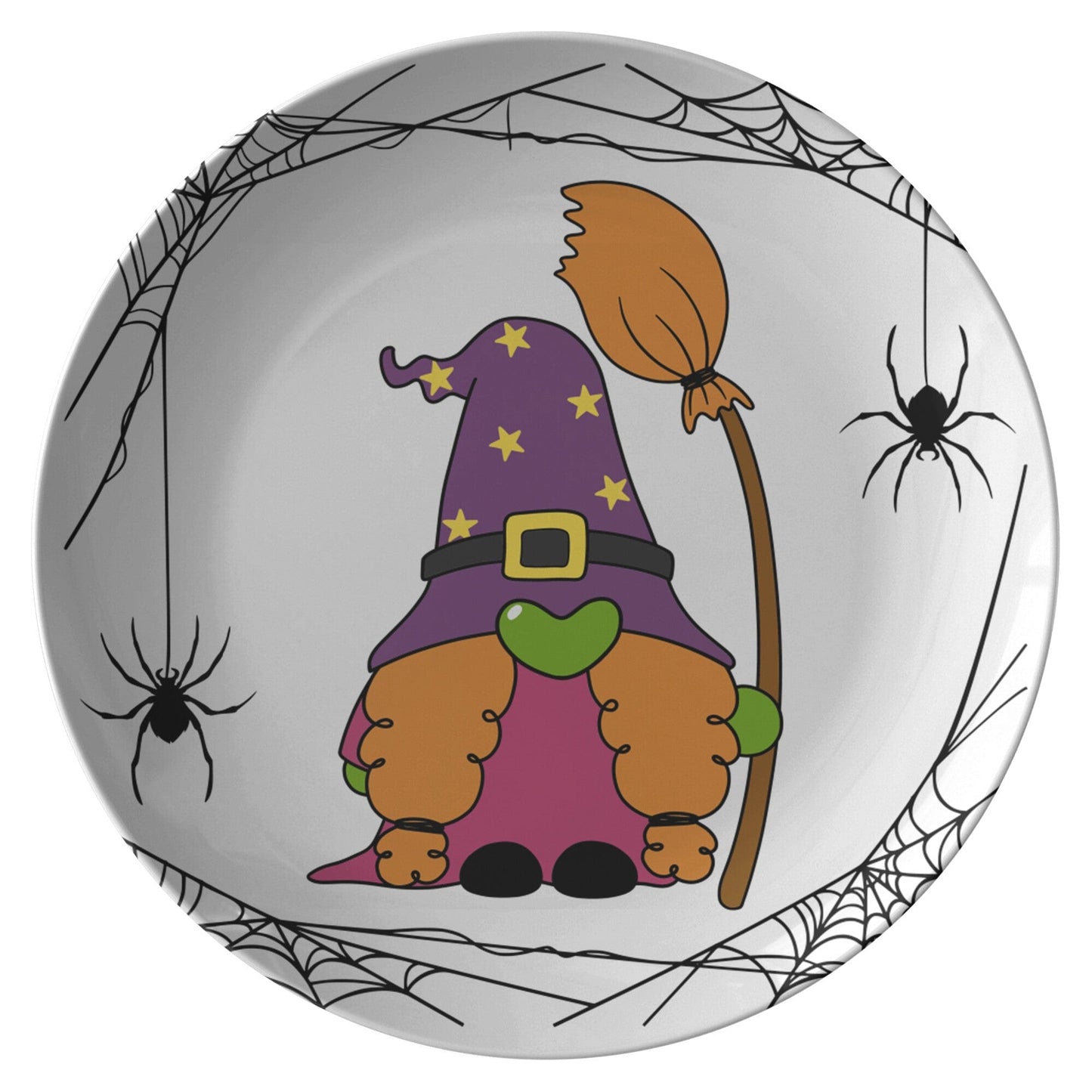 Kate McEnroe New York Wizard King Gnome Halloween Plate Plates Single P20-HAL-GNO-40