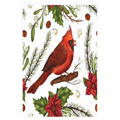 Kate McEnroe New York Wrapping Paper Roll With Northern Cardinal BirdWrapping Paper3549446018