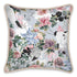 Kate McEnroe New York Yuga Tsuru Crane and Peony Silk Linen PillowSilk Pillows2336716