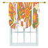kate-mcenroe-nyc Tie Up Curtain in Retro Groovy Hippie 70s Sunburst Floral Window Curtains 55843