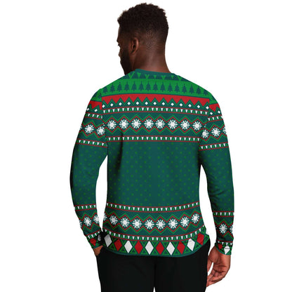 SUBLIMINATOR Bowling Ugly Christmas Sweaters Sweatshirt