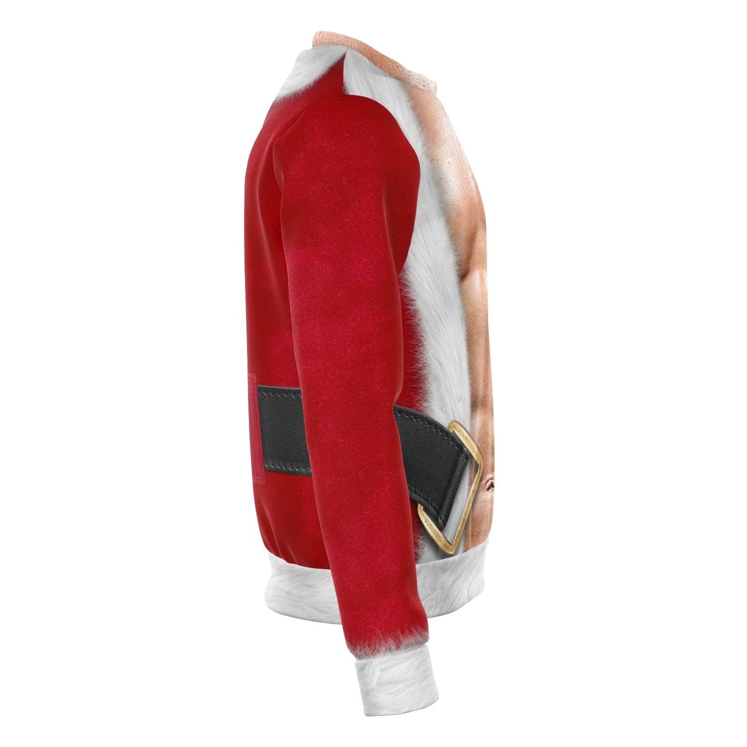 SUBLIMINATOR Fit Santa 2 Ugly Christmas Sweaters Sweatshirt