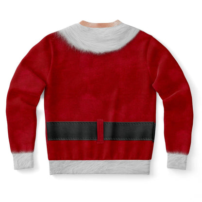 SUBLIMINATOR Fit Santa 2 Ugly Christmas Sweaters Sweatshirt