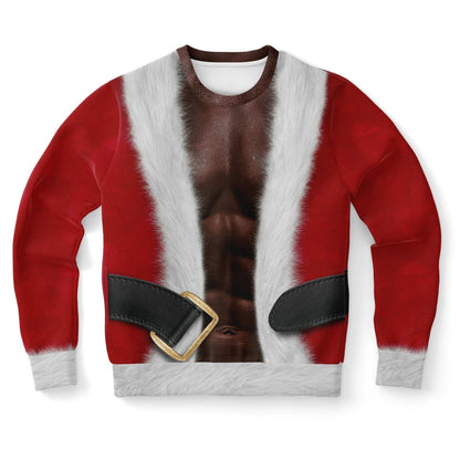 SUBLIMINATOR Fit Santa Ugly Christmas Sweaters Sweatshirt XS SBSWF_D-XMLSE-XS