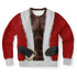 SUBLIMINATOR Fit Santa Ugly Christmas Sweaters Sweatshirt XS SBSWF_D-XMLSE-XS
