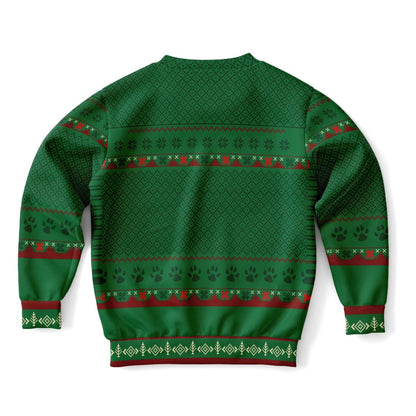 SUBLIMINATOR Kids Labrador Ugly Christmas Sweater Kids/Youth Sweatshirt