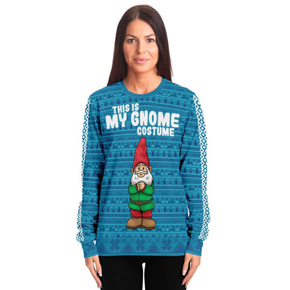 Subliminator This is my Gnome Costume Ugly Christmas Sweater Sweatshirt