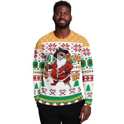 SUBLIMINATOR Yo Ho Ho Ugly Christmas Sweaters Sweatshirt